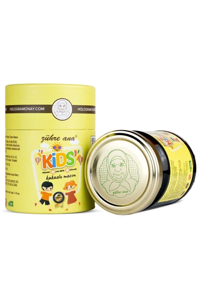 Zühre Ana Kids Çocuklar Için Özel - Arı Sütü, Pekmez, Bal Ve Vitamin Katkılı Kakaolu Macun - 3