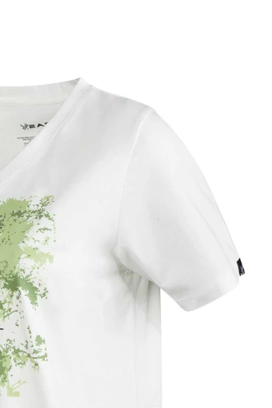 2AS ALONE BASKILI V YAKA KADIN T-SHİRT 405 - 7