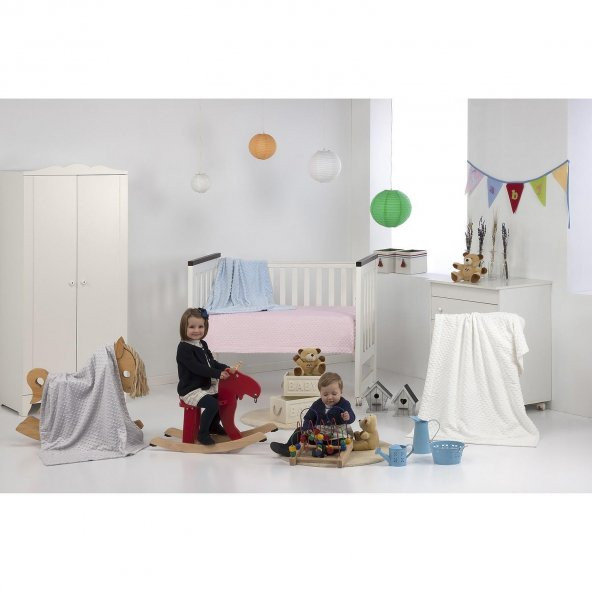 Mora Topitos Bebe Battaniye 80x110 Pembe - 2