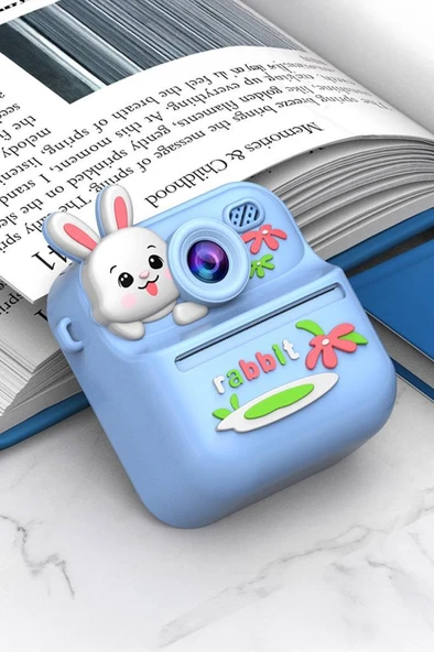 Torima CMR-33 Mavi Dijital Video Kayıt Fotoğraf Çocuk Kamerası Termal Resim Kağıt Baskılı Yazıcı - 4