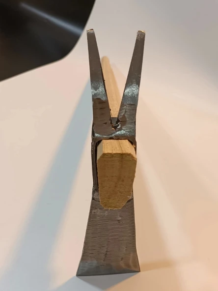 Sürmene Makas Çeliği Çatallı Kazma Bahçe Tarla Hobi 45cm - 4