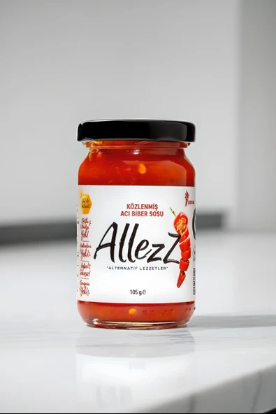 Allezz Közlenmiş Acı Biber Sosu - Çok Acı (Hot)