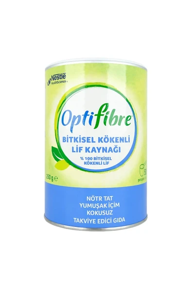 OptiFibre  Bitkisel Kökenli Lif Kaynağı Takviye Edici Gıda 250 g