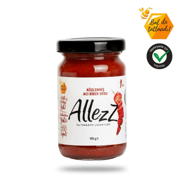 Allezz Közlenmiş Acı Biber Sosu - Çok Acı (Hot) - 1