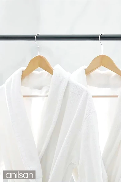 Süper Soft Kadife Bornoz - Şalyaka Otel Bornozu, Spa Için Ideal, Günlük Kullanıma Uygun - 3