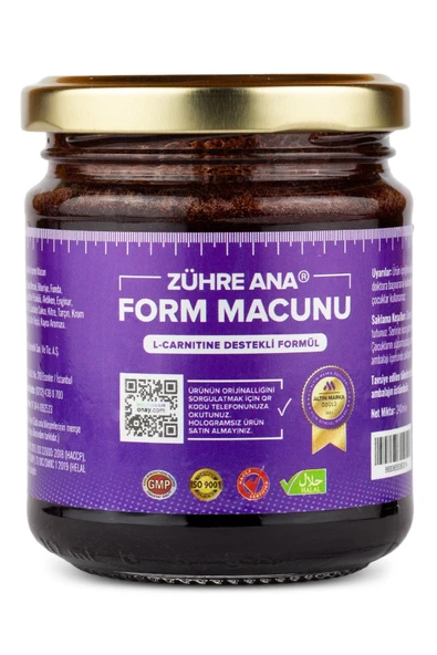 Zühre Ana L-carnitine Destekli Form Macunu Orijinal Hologramlı Ürün - 3