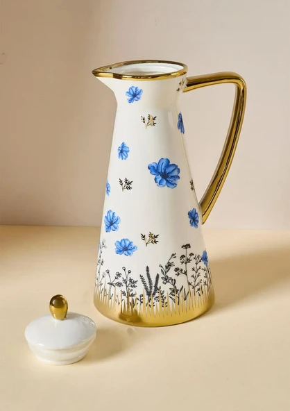 Jardim Porselen Yağlık - Yağdanlık, Sirkelik - 21 CM, 600 ML - 2