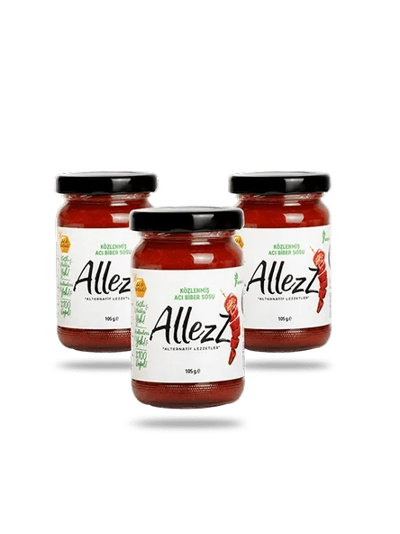 Allezz Közlenmiş Acı Biber Sosu - Normal Acı (Mild) - 5