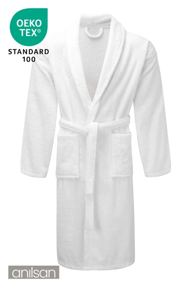 Süper Soft Kadife Bornoz - Şalyaka Otel Bornozu, Spa Için Ideal, Günlük Kullanıma Uygun