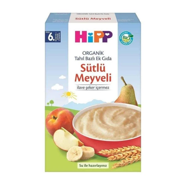 Hipp Organik Sütlü Meyveli Tahıl Bazlı Ek Gıda 250gr - 2