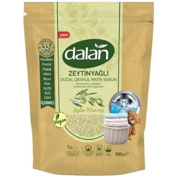 Dalan Zeytinyağlı Doğal Granül Matik Sabun Zeytin Mucizesi 500 Gr - 2