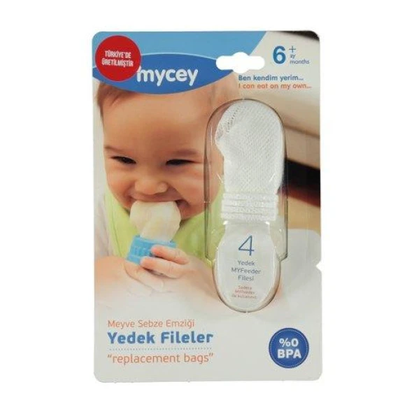 Mycey Meyve Sebze Emziği Yedek File Seti - 6