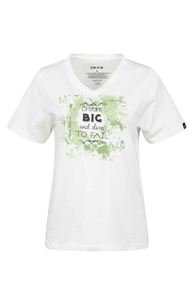 2AS ALONE BASKILI V YAKA KADIN T-SHİRT 405 - 5