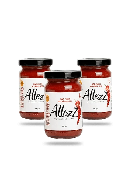 Allezz Közlenmiş Acı Biber Sosu - Çok Acı (Hot) - 5