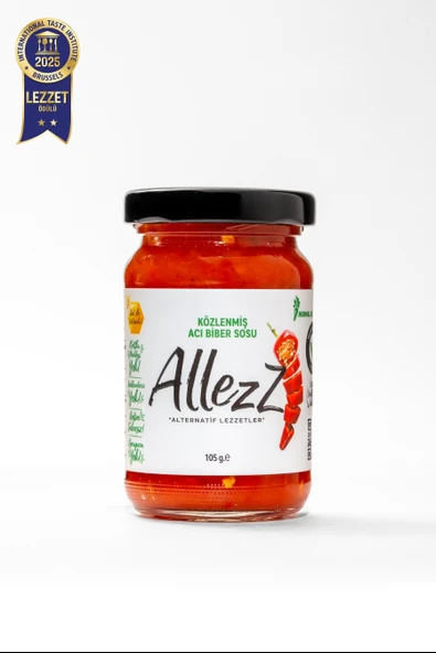 Allezz Közlenmiş Acı Biber Sosu - Normal Acı (Mild) - 6