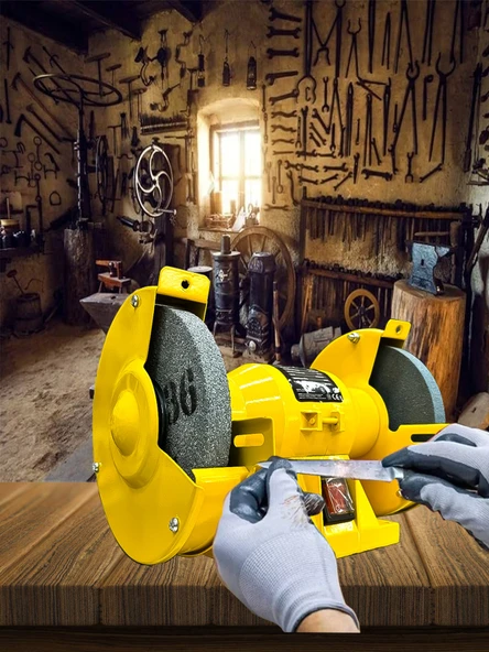 Germany Style 8900VFX Pro Çark Motoru Zımpara Balta Bıçak Bileme Makinesi Taş Motoru Taşlama 150 MM - 2