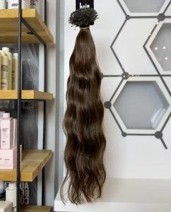 HairPim Wavy (0.6 Gr) Kahve 50 Adet 70 Cm Yeni Nesil Kaynak Saç HP712 - 4