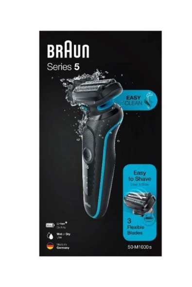 Braun Series 5 50-M1000s Islak ve Kuru Tıraş Makinesi - Resim 6
