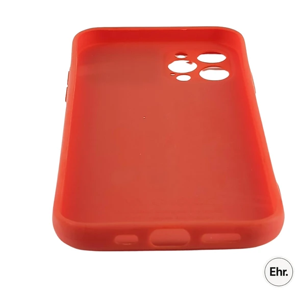 iPhone 12 Pro Uyumlu Kamera Sürgülü Mat Silikon Kılıf - 12