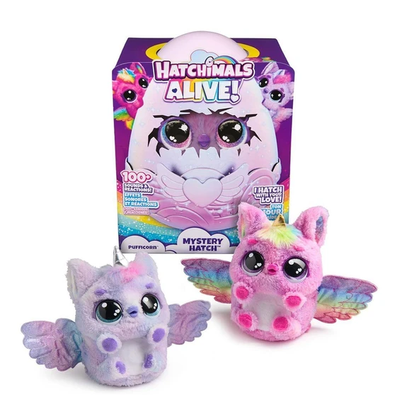 6069132 Hatchimals Alive Secret Hatch Pufficorn - 2