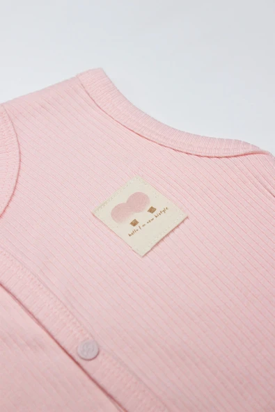 Bistyle Modal Flying Balloons Bebek Yelek Bs18110 Pembe - Resim 2