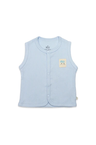 Bistyle Modal Flying Balloons Bebek Yelek Bs18110 Mavi ürün görseli