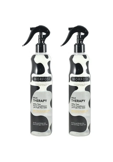 Morfose x2 Milk Therapy Çift Fazlı Saç Bakım Fön Sütü 400 ml - Besleyici, Koruyucu Etki