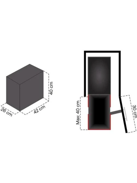 Pyramith 16+1 Litre Gri Çöp Kovası - 3