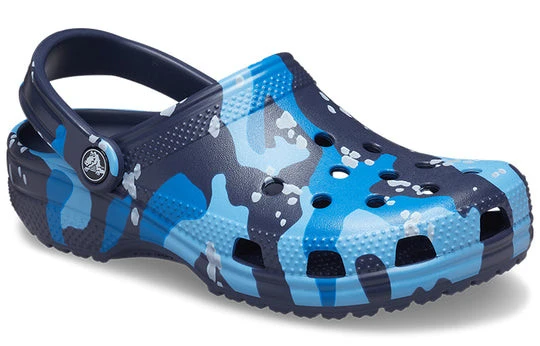 Crocs Classic Printed Camo Clog Erkek Mavi Terlik - 3