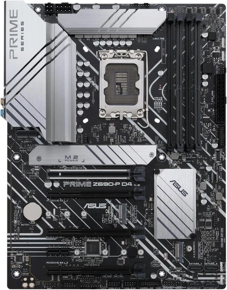 Asus Prime Z690-P D4 Intel LGA1700 DDR4 ATX Anakart Teşhir - Resim 4