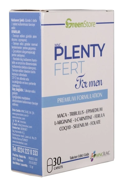 Plentyfert For Man 30 Tablet - Resim 4