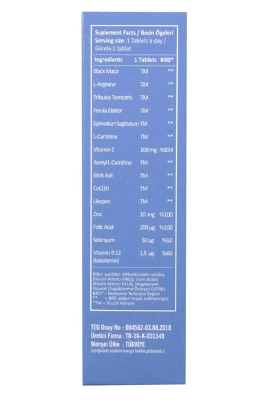 Plentyfert For Man 30 Tablet - Resim 3