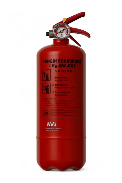 Araç Trafik Seti İlk Yardım Seti Tuvtürk Muayene Uyumlu 1 kg Yangın Tüpü Çantalı Trafik Set - Resim 3