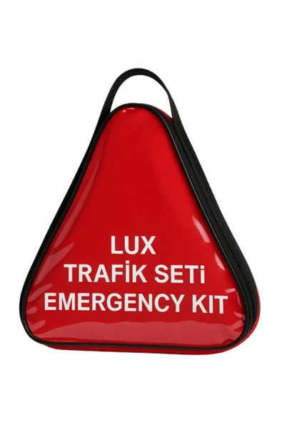 Araç Trafik Seti İlk Yardım Seti Tuvtürk Muayene Uyumlu 1 kg Yangın Tüpü Çantalı Trafik Set - Resim 6