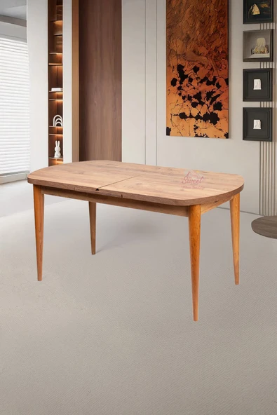 Kelebek Gizli Kaşıklıklı Açılır Mdf Masa Mutfak,Salon,Yemek Odası Masası