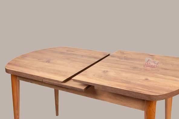 Kelebek Gizli Kaşıklıklı Açılır Mdf Masa Mutfak,Salon,Yemek Odası Masası - 2