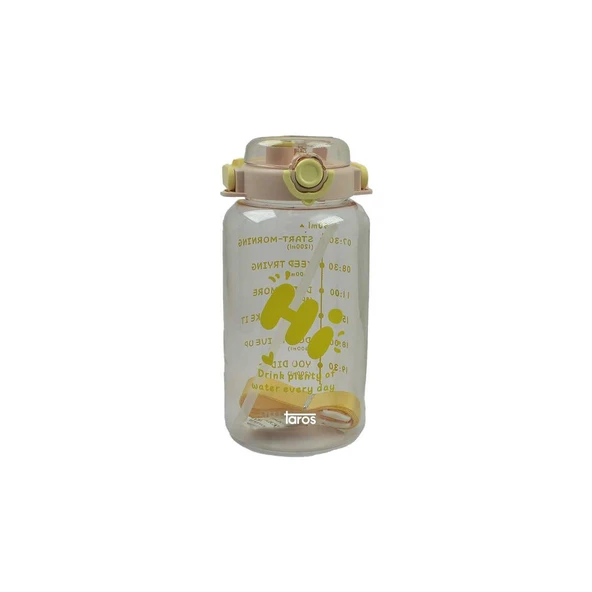 Taros Quokka Lıfemotto Şeffaf Matara 1650 Ml