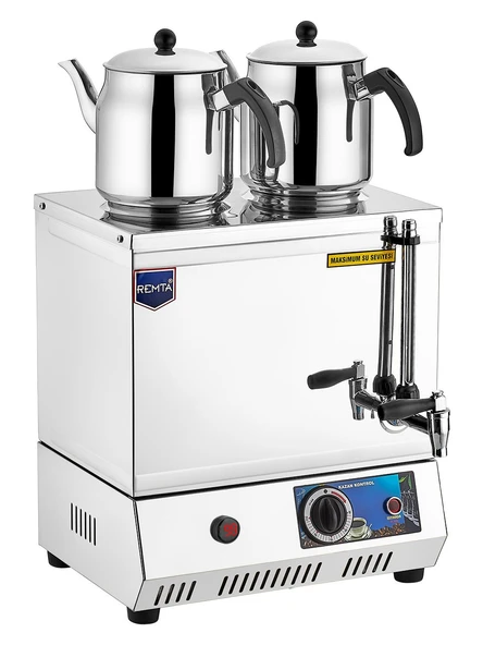 Remta EP05 40 Model Çift Demlikli Pleytsiz Elektrikli 29 lt Çay Kazanı