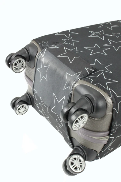 (My#133 Yıldız) VALİZLER İÇİN KILIF SETİ (KABİN ORTA VE BÜYÜK) - Resim 7