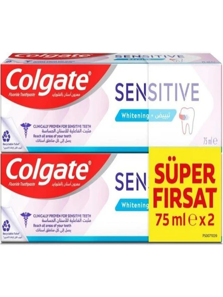 Colgate Sensitive Diş Macunu 2 x 75 ml