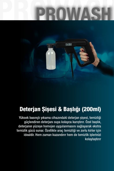 Fantom Prowash 150 W 25 Bar Basınçlı Yıkama Makinesi - 7