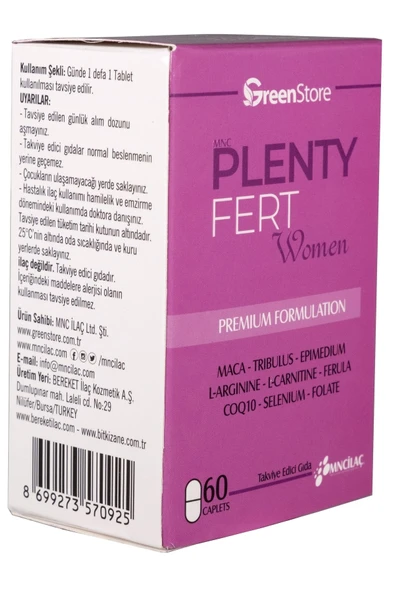 Plentyfert For Woman 60 Tablet - Resim 2