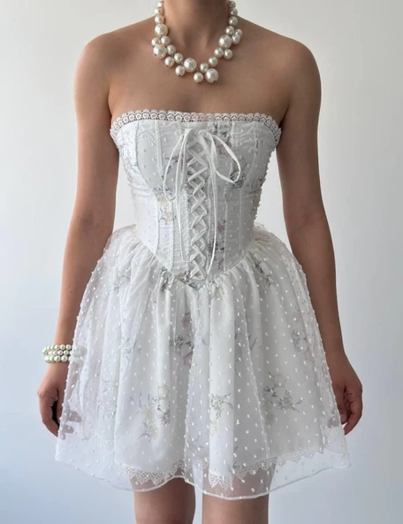 NEO STRAPLEZ ELBİSE - 2