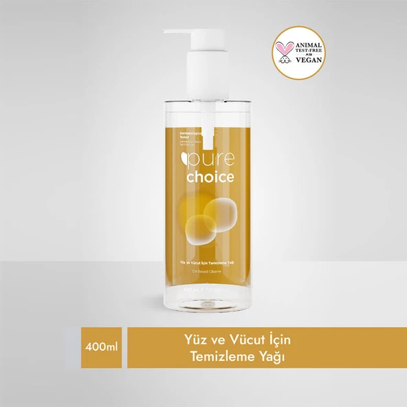 Pure Choice Yüz ve Vücut için Temizleme Yağı 400 ml - Resim 4