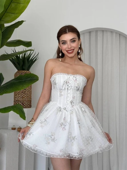 NEO STRAPLEZ ELBİSE - 6