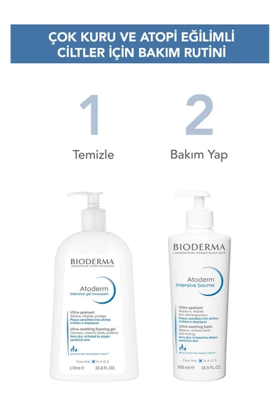 Bioderma Atoderm Intensive Vücut Nemlendirici Balm 500 ml 2 Adet - 7