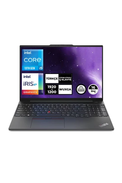 ThinkPad E16 Gen 1 i5-1335U 40GB 512GB SSD 16" WUXGA Windows 11 Pro 21JN00BCTX019