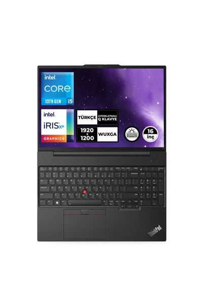 ThinkPad E16 Gen 1 i5-1335U 40GB 512GB SSD 16" WUXGA Windows 11 Pro 21JN00BCTX019 - 4