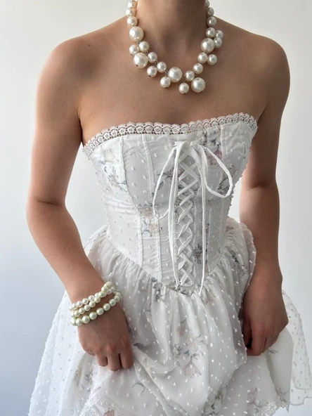 NEO STRAPLEZ ELBİSE - 8