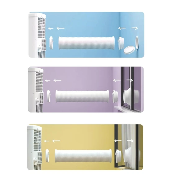 Kumtel KMPAC-7 7000 Btu Juniper Portatif Taşınabilir Klima - 7